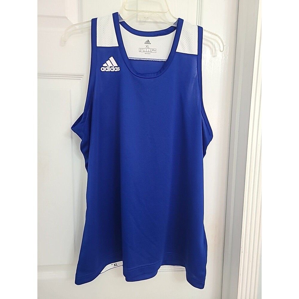 ADIDAS MENS C365 PURPLE With White Men’s BASKETBALL JERSEY TOP SIZE XL